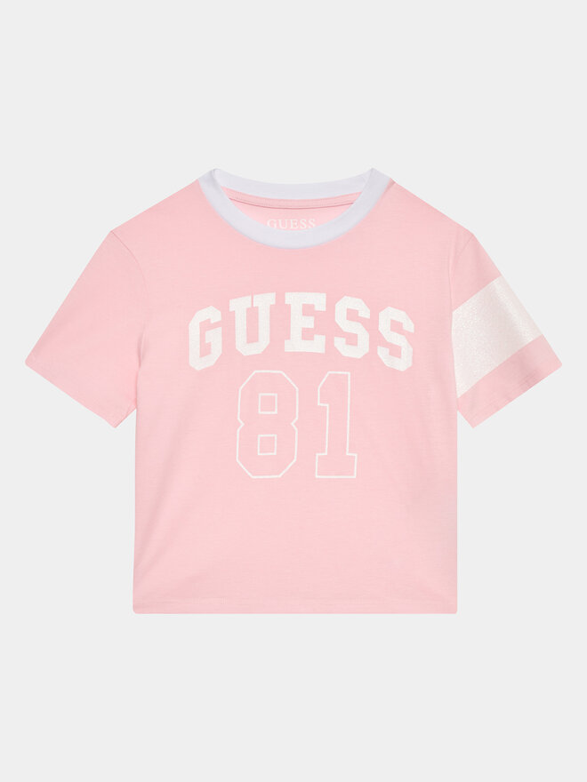 Guess Guess Футболка J3YI07 K8HM4 Рожевий Regular Fit