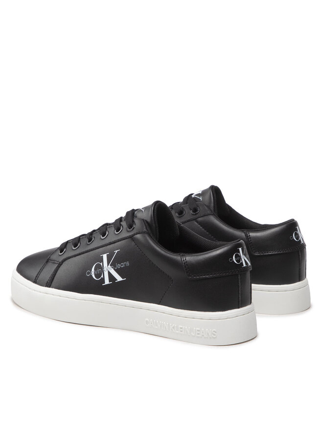 Calvin Klein Jeans Sneakers Calvin Klein Jeans Classic Cupsole Laceup Low Lth YM0YM00491 Negru