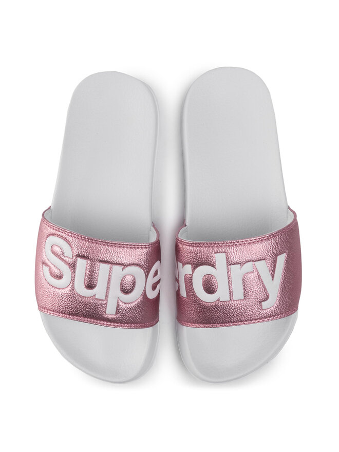 Superdry Pantoletten Superdry Colour Change Pool Slide WF300002A Rosa