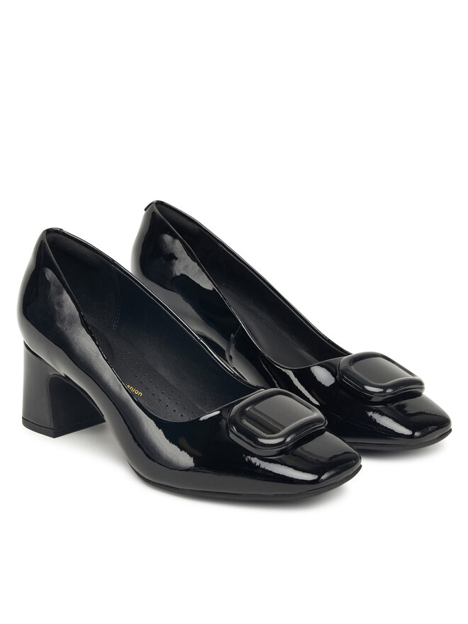 Clarks Туфлі Clarks Fernie Trim 26183037 Чорний
