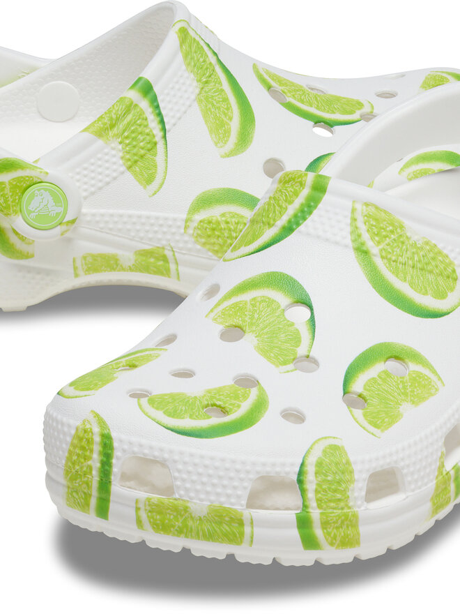 Crocs Παντόφλες Crocs Classic Fresh Fruits Clog 211008 Λευκό