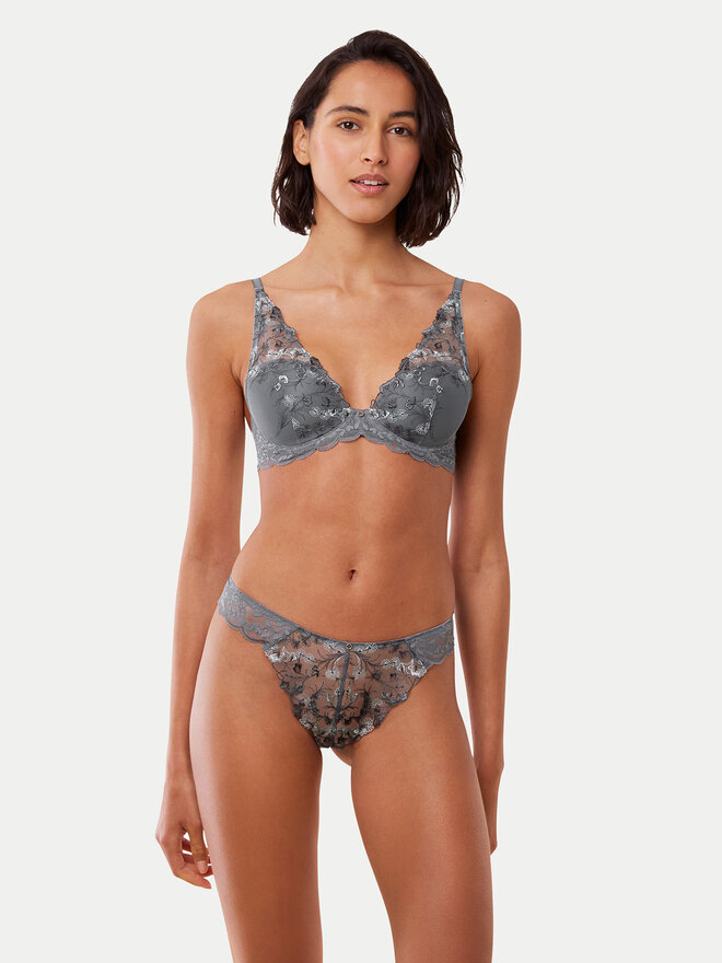 Triumph Triumph Braziliškos kelnaitės Sensual Spotlight 10219848 Pilka