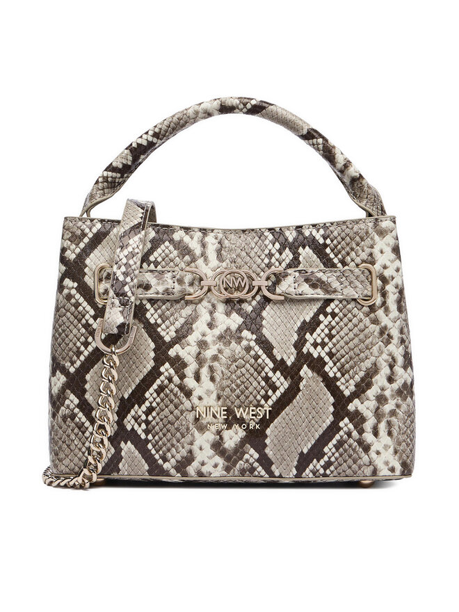 Nine West Handtasche Nine West EO-CITY GRACE-LDA9420 SNAKE Grau