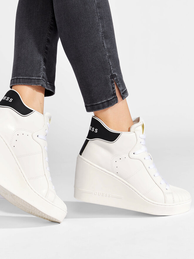 Sneakers Guess Antonio FL7ANT LEA12 WeiB eschuhe