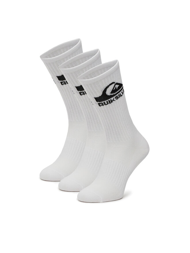 Quiksilver Skarpety Quiksilver AS_QUIKSILVER_101W_SS25 (3-PACK) Biały