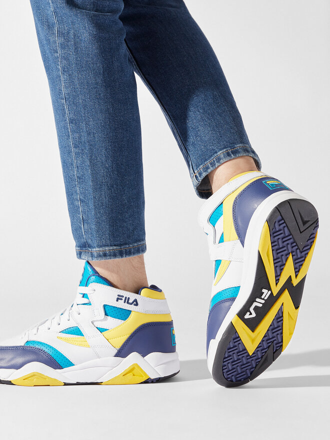 Zapatillas fila suela alta jeans best sale
