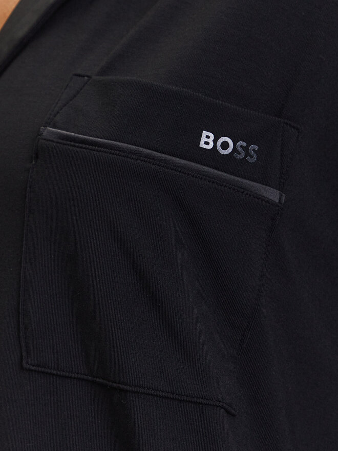 BOSS BOSS Pyjamahemd Sheen 50545588 Schwarz Relaxed Fit
