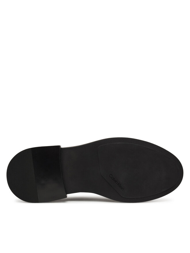 Calvin Klein Halbschuhe Calvin Klein Cupped Postman Derby Laceup Lth HM0HM01996 Schwarz