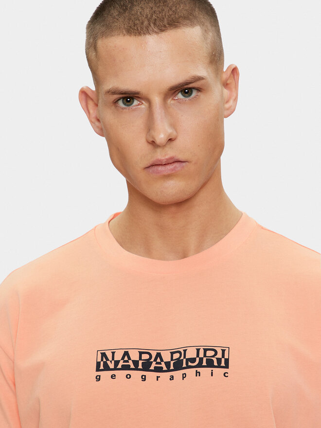 Napapijri Napapijri Marškinėliai NP0A4H8S Rožinė Regular Fit
