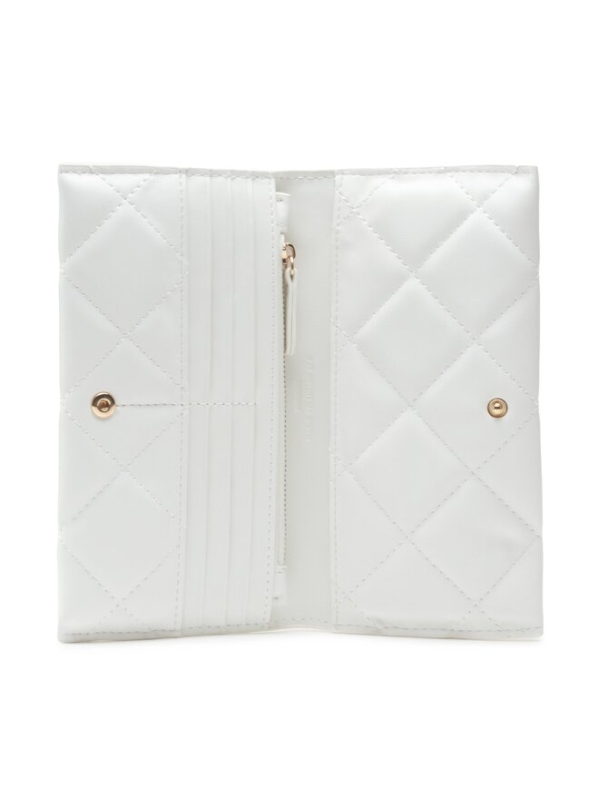 Valentino Голям дамски портфейл Valentino Ada VPS51O216 Бял