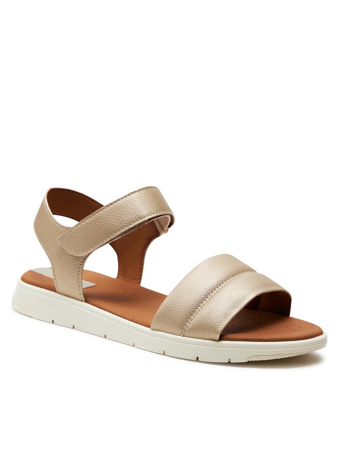 Sandali Con Zeppa Geox D Dandra B - Donna, In Sintetico, Comodi E Traspiranti