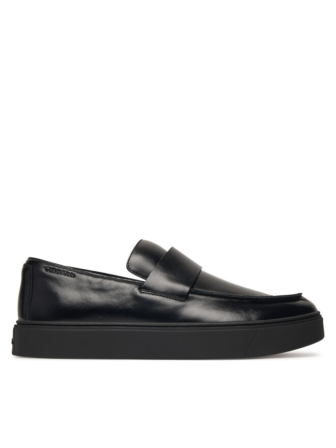 Calvin Klein Slipper Calvin Klein Hybrid Clean Cup Loafer Band Lth HM0HM02250 Schwarz