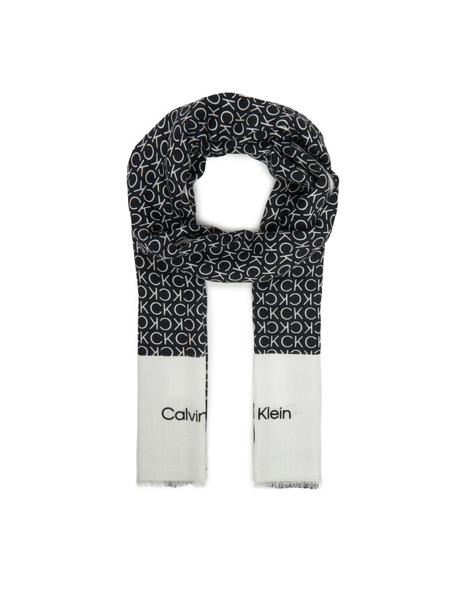 Calvin Klein Πασμίνα Calvin Klein Aop Minimal Logo LV04F8053G Μαύρο