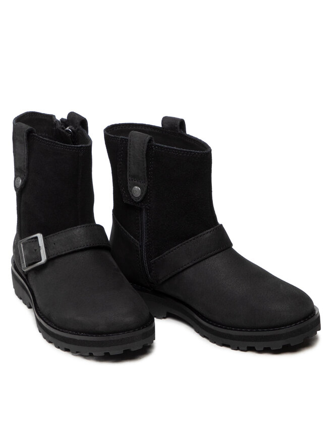 Timberland Kozačky Timberland Courma Kid Wl.Biker Bt TB0A2H67015 Černá