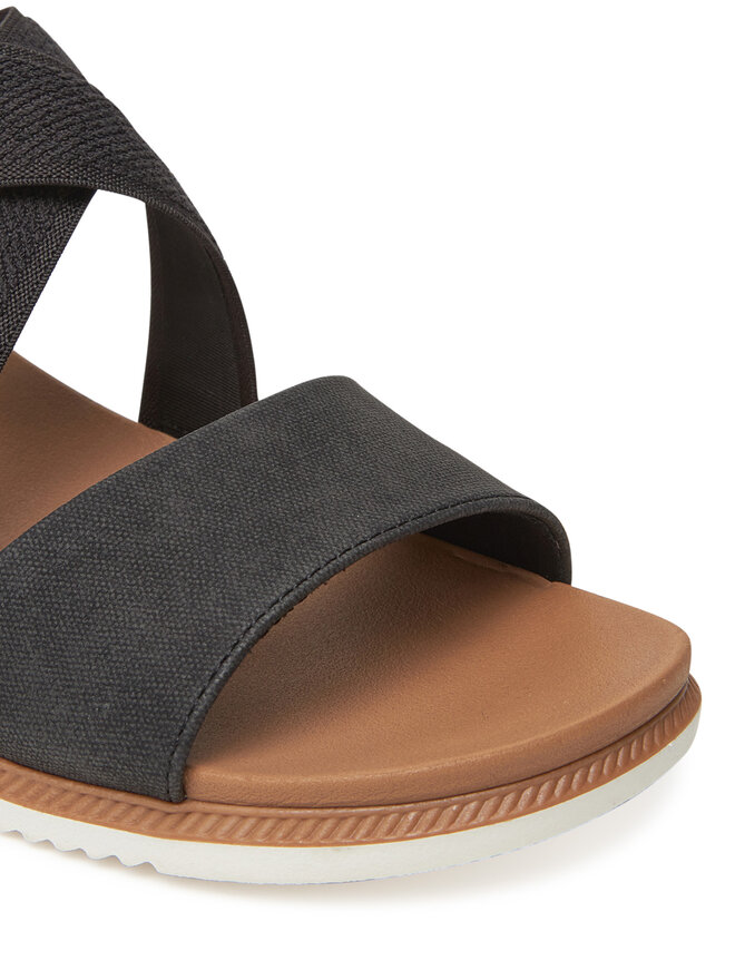 Skechers Sandalias Skechers BOBS Desert Kiss Low 114705/BLK Negro