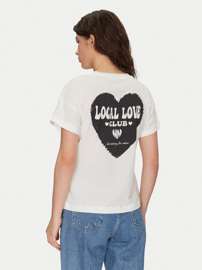 Noisy May Noisy May T-Shirt Gaby 27032954 Weiß Regular Fit