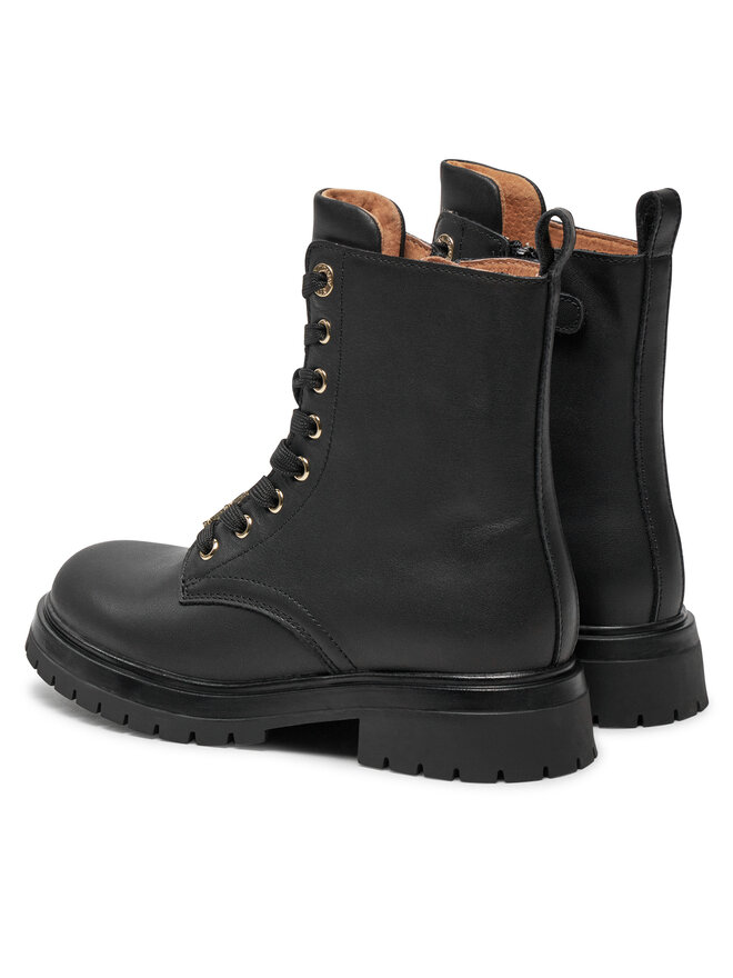 Tommy Hilfiger Pohodni čevlji Tommy Hilfiger Lace Up Bootie T3A5-33568-0092 M Črna