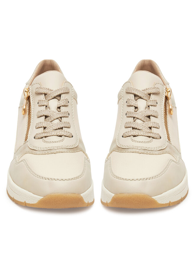 Rieker Sneakersy Rieker N9301-60 Écru