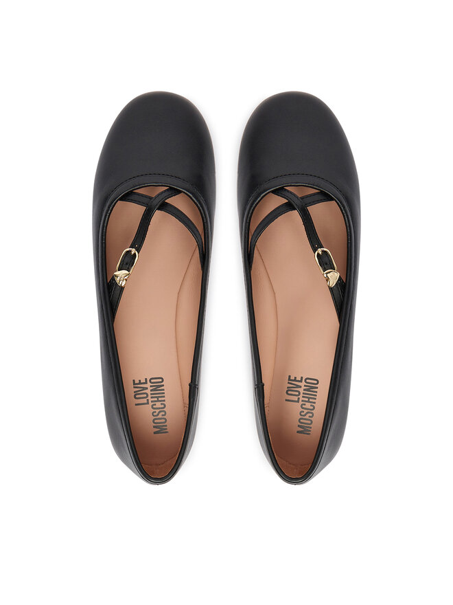 LOVE MOSCHINO Ballerinas LOVE MOSCHINO JA11111G1OIE0000 Schwarz