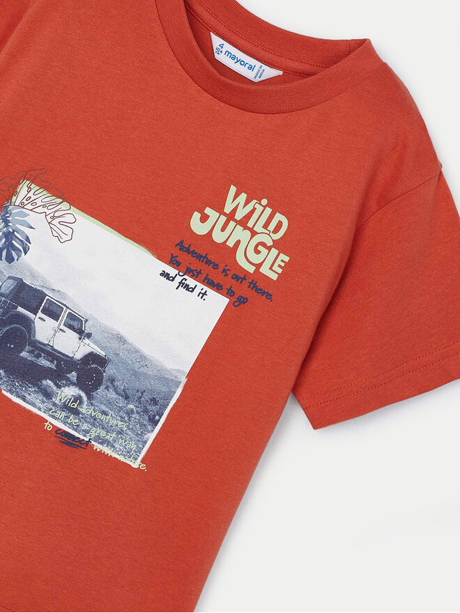 Mayoral Mayoral T-Shirt 03010 Rot Regular Fit