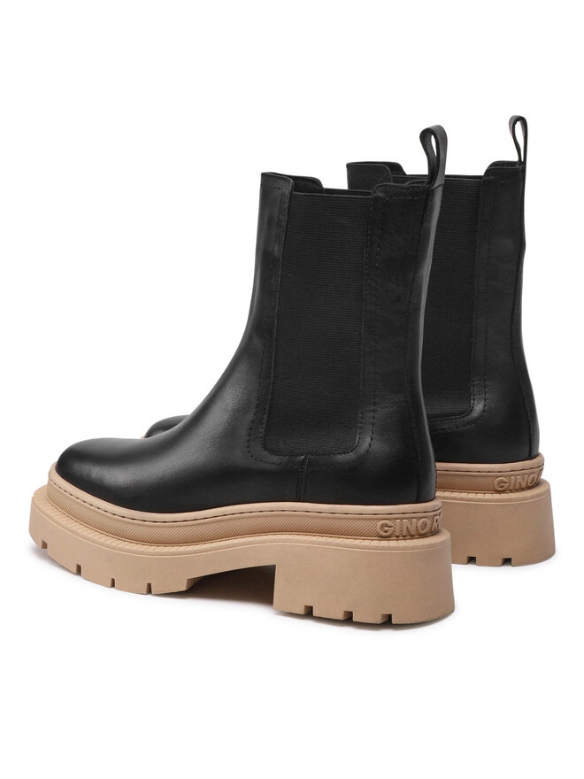 Gino Rossi Jātnieku stila puszābaki Gino Rossi 222FW103 Melns