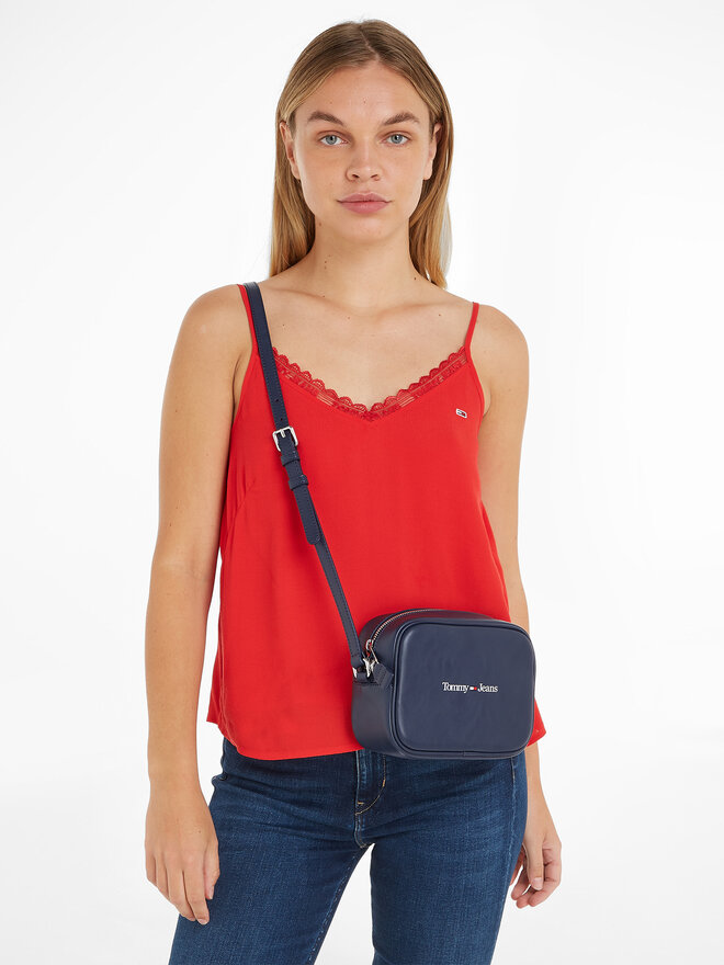 Tommy Jeans Borsetta Tommy Jeans Camera Bag AW0AW15029 Blu scuro