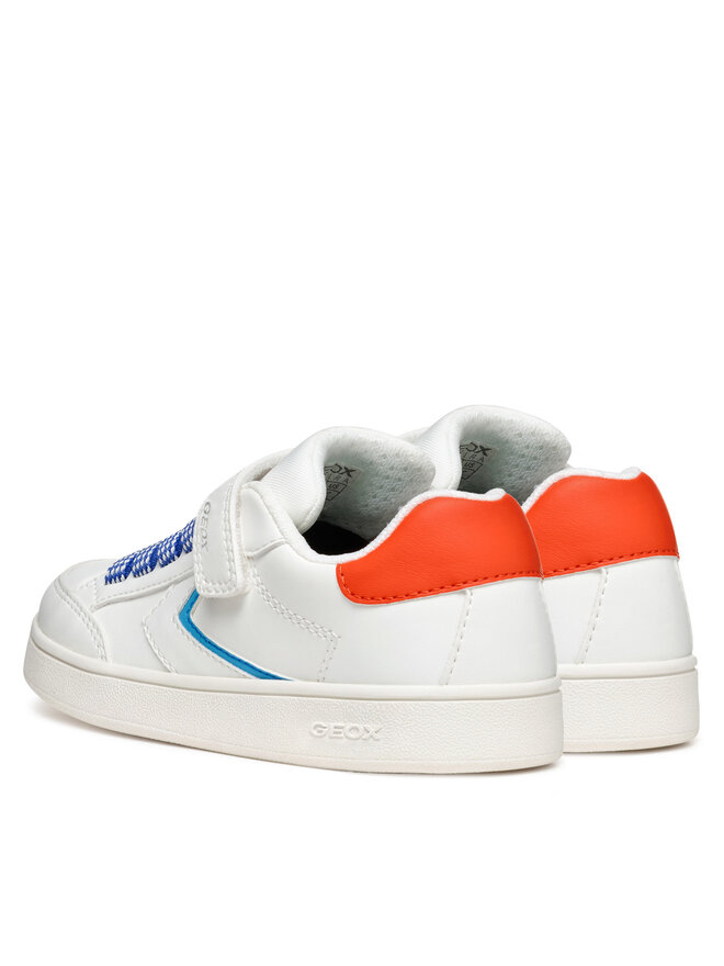 Geox Sneakersy Geox J Eclyper J55LSA 5411 C0422 S Bílá