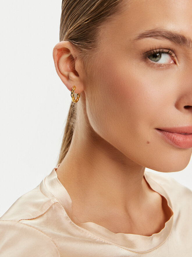 Michael Kors Kolczyki Michael Kors MKC171100710 Złoty