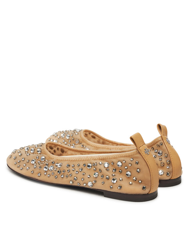Tory Burch Baleriny Tory Burch 162066 Beżowy