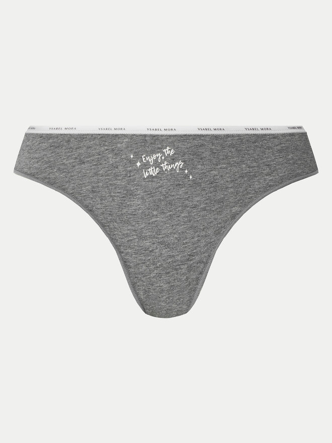 YSABEL MORA YSABEL MORA Pack de 2 tangas 19007 Gris