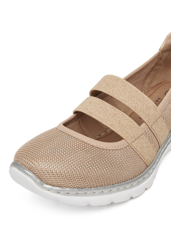 Rieker Pantofi Rieker L3281-62 Bej