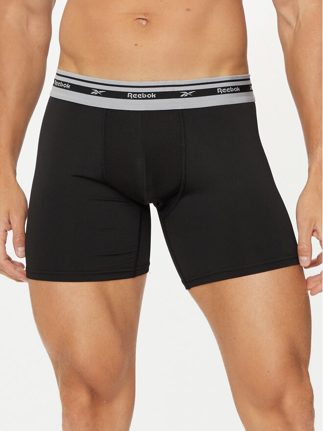 Reebok Reebok Σετ μποξεράκια 3 τμχ DARIAN - AW24 (3-pack) Μαύρο