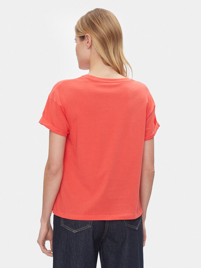 Pepe Jeans Pepe Jeans Póló Helga PL505761 Piros Regular Fit