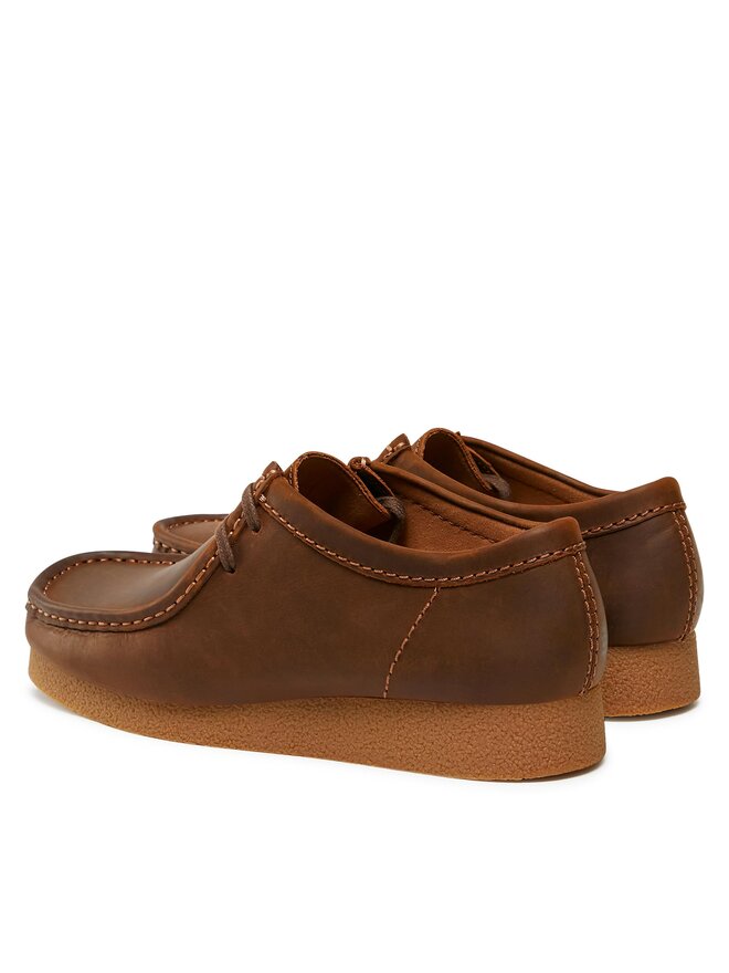 Clarks Mokasíny Clarks Wallabee Evo 261728197 Hnedá