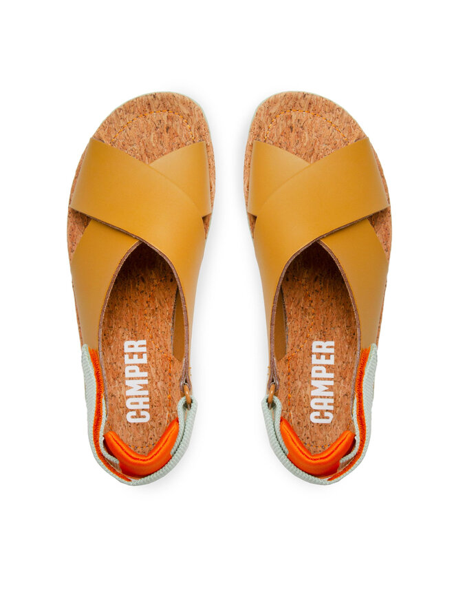 Camper Сандали Camper Oruga Sandal K200157-041 Кафяв