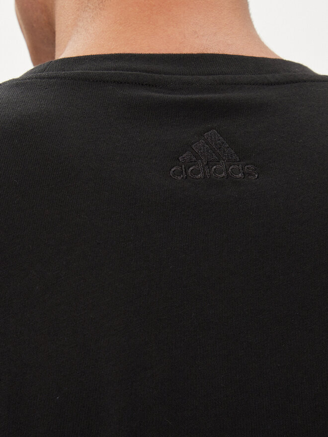 adidas adidas T-Shirt Essentials Single Jersey Big Logo T-Shirt IC9347 Schwarz Regular Fit