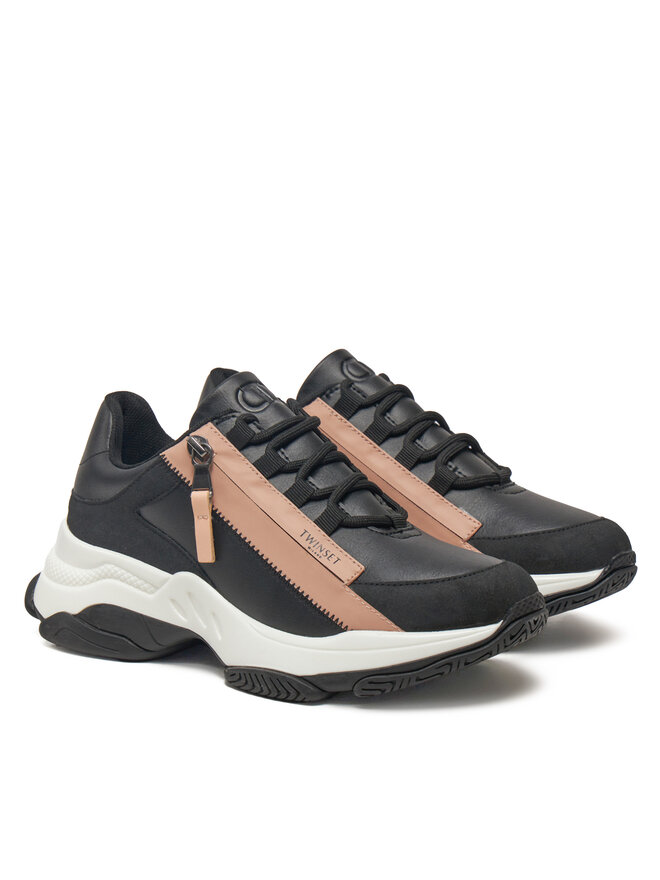 TWINSET Sneakersy TWINSET 242TGT18E Černá