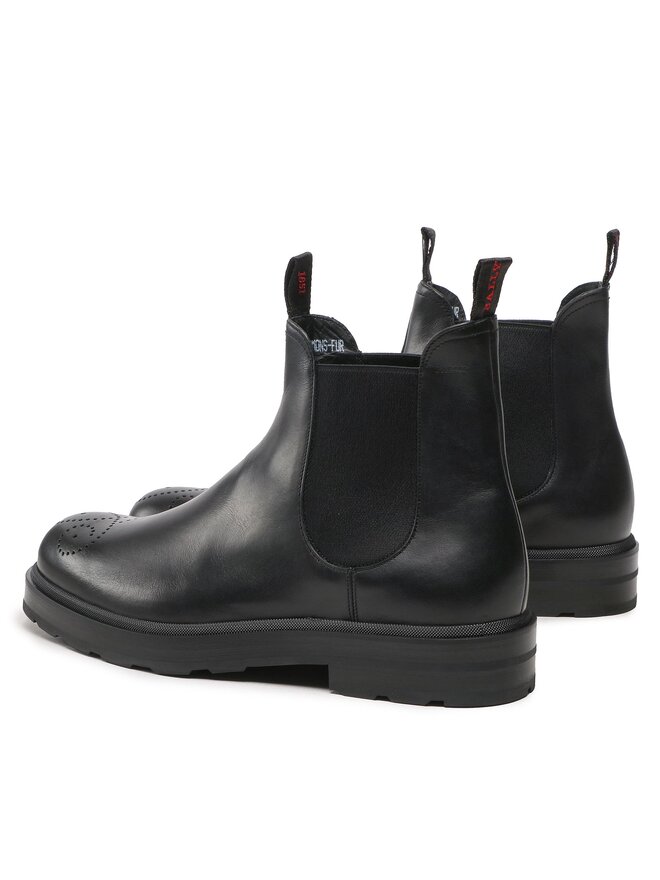 Bally Jātnieku stila puszābaki Bally Cormons-Fur 6301812 Melns