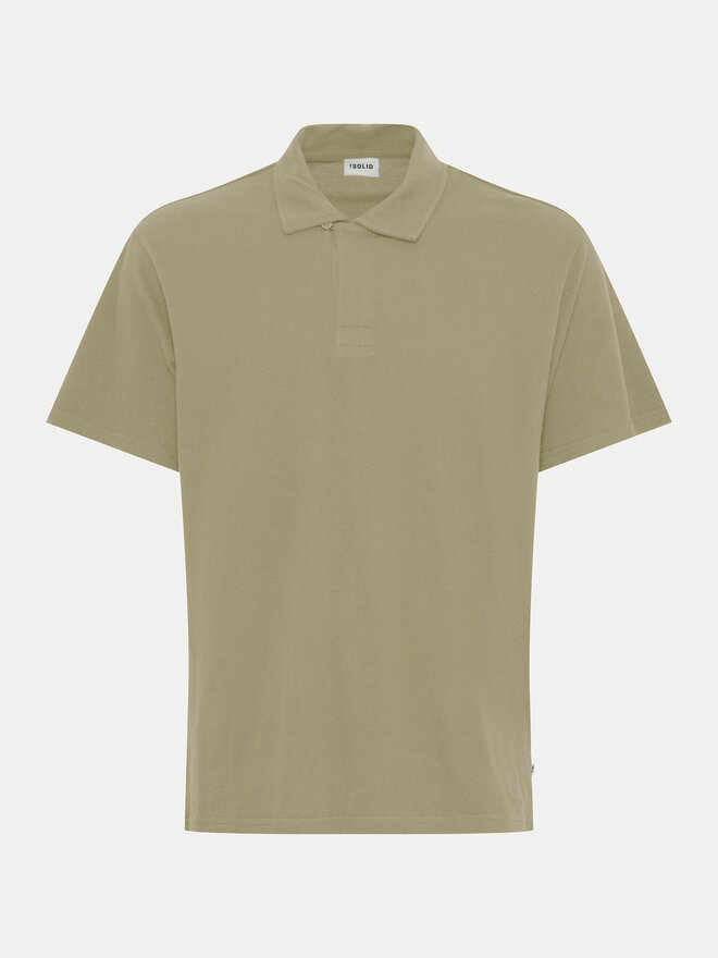 Solid Solid Pólóing 21108171 Zöld Regular Fit