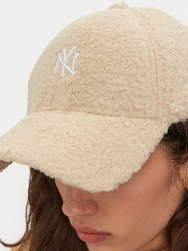 New Era Herren Baseballkappe Borg 9forty – Schwarz, Snapback, Belüftet, Klassisch