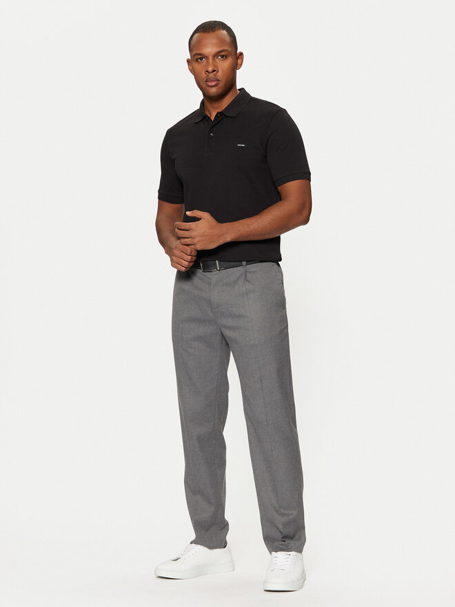 Calvin Klein Calvin Klein Поло K10K111196 Чорний Slim Fit