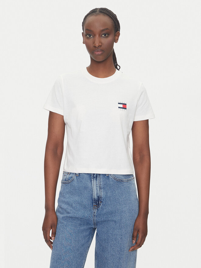 Tommy Jeans Tommy Jeans Camiseta DW0DW21423 Blanco Regular Fit