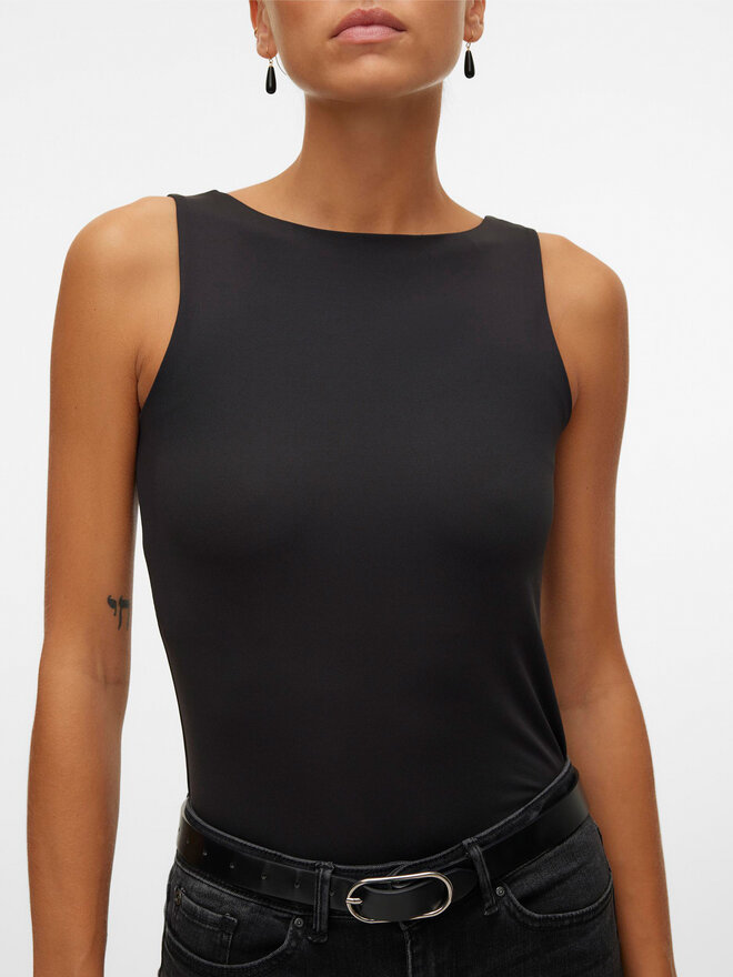 Vero Moda Vero Moda Τοπ Million 10305800 Μαύρο Regular Fit