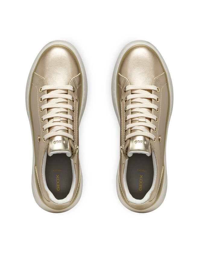 Geox Sneakersy Geox D Sunnetty D55YHA 0NFBN C2012 Złoty
