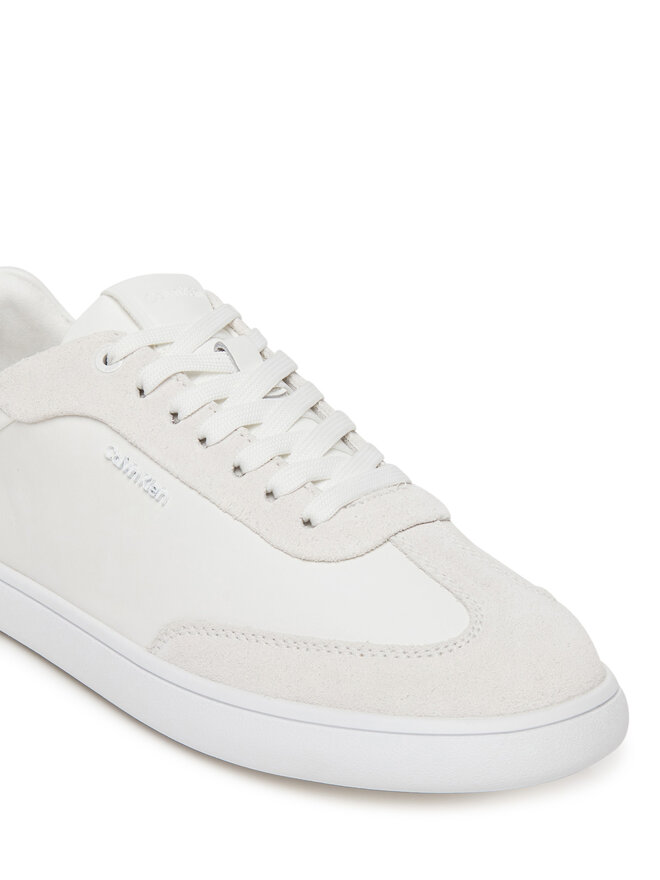 Calvin Klein Sneakers Calvin Klein Cupsole Lace Up - Lth Sue Mix HW0HW02435 Weiß