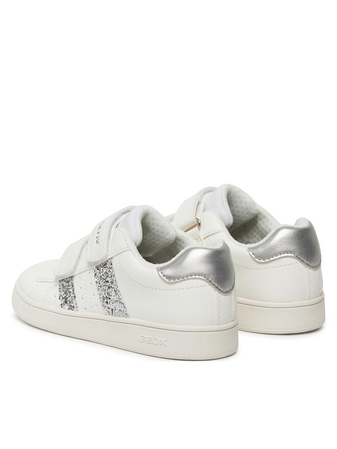Geox Sneakersy Geox J Eclyper Girl J45LRA 000BC C0007 S Biały