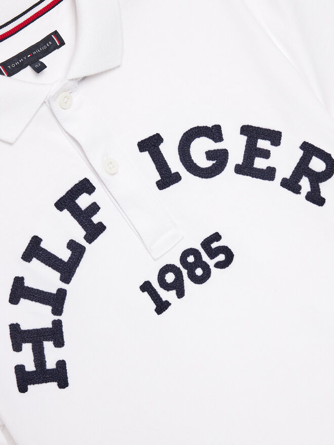 Tommy Hilfiger Tommy Hilfiger Poloshirt Monotype 1985 Arch KB0KB08855 Weiß Regular Fit