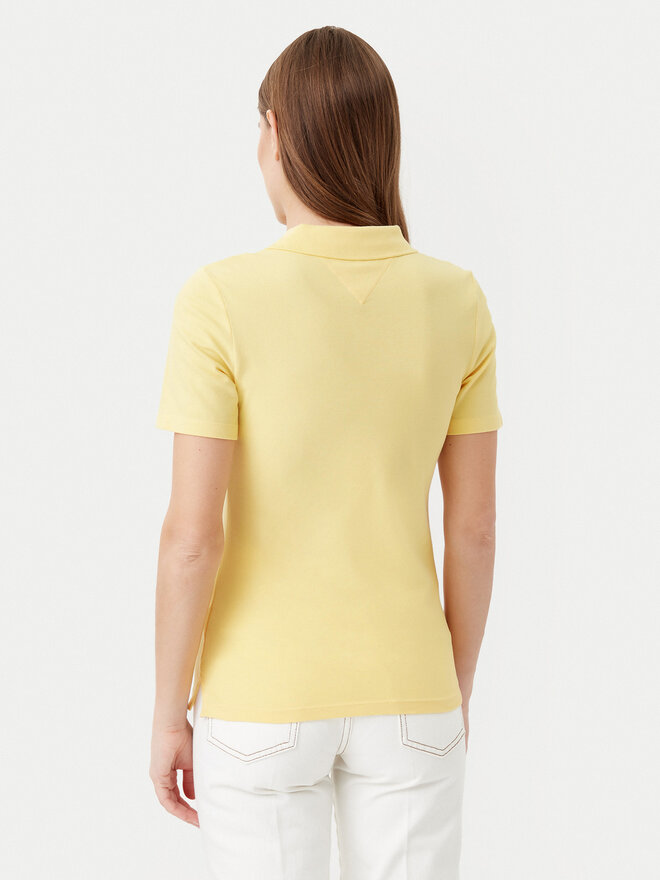 Tommy Hilfiger Tommy Hilfiger Поло 1985 WW0WW43225 Жовтий Slim Fit