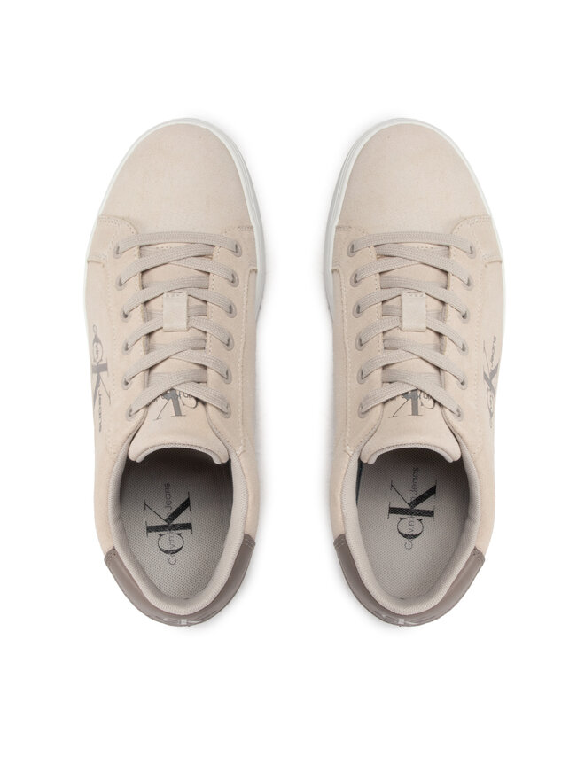 Calvin Klein Jeans Sneakersy Calvin Klein Jeans Classic Cupsole Laceup Low Su YM0YM00548 Béžová