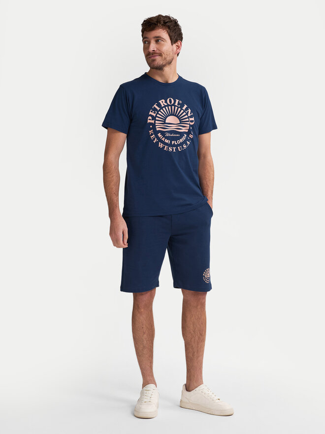 Petrol Industries Petrol Industries Camiseta M-1050-TSR127 Azul marino Regular Fit
